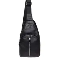 Мужской кожаный рюкзак через плечо Keizer K1153-black