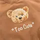 Свитшот детский с принтом мишки Cute Bears