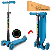 Самокат I-Trike Maxi JR3-003-1-BL 76-85 см голубой