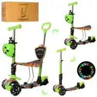 Самокат I-Trike 5в1 Maxi JR3-058-I-WP4 65-75 см зеленый