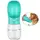Портативная поилка SUNROZ Dog Bottle прогулочная бутылка для собак 350 мл Голубая