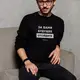 Свитшот "За вами будущее, отойдите" унисекс, Черный, XXL, русский