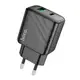 Адаптер сетевой HOCO Sunlight dual-port charger CS23A |1USB/1Type-C, 30W/3A, PD/QC|