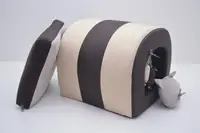 Будка тунель для собак і котів Комфорт літо коричнева