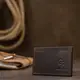 Кожаный матовый картхолдер GRANDE PELLE 11526 Коричневый