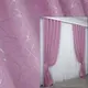 Комплект (2шт. 1х2,7м) готовых жаккардовых штор коллекция "Савана" . Цвет розовый. Код 519ш 31-634