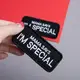 Набор шевронов 2 шт с липучкой "Mama says I am special" 4x9 см "Мама говорит, что я особенный" вышитый патч