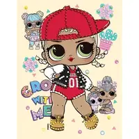 Набор с алмазной мозаикой (выборочной) "L.O.L. Surprise! SWAG" 15x20см
