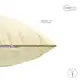 Подушка CLASSICA SOFT 2D TM SEI DESIGN двухкамерная 50*70 cm молоко