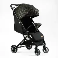 Коляска прогулочная детская "JOY" Verona телескопическая ручка. Black (146091)