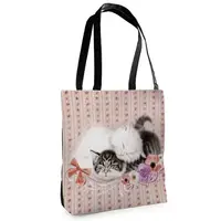 Сумка женская Tenderness Котята спят 37x33 см (ST_TB005_BL)