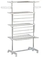 СУШИЛКА ДЛЯ ВЕЩЕЙ СКЛАДНАЯ СУШИЛКА ДЛЯ БЕЛЬЯ GARMENT RACK WITH WHEELS