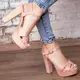 Женские босоножки Fashion Brava 3096 39 размер 24,5 см Бежевый