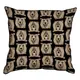 Подушка с мешковины Медведи 45x45 см (45PHB_TFL012_BL)
