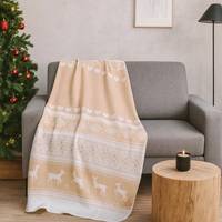 Плед флисовый Love You Северная сказка LY9112set2 150х200 см 2 шт