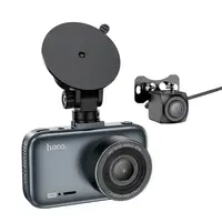 Видеорегистратор HOCO Driving recorder with 3-inch display (with rear camera) DV6 |1080p/30FPS front, 720p rear, G Sessor|