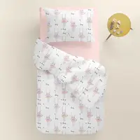 Підліткова постільна білизна з простирадлом на резинці FAIRY BUNNY CS1