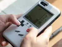 Чехол панель TETRIS CASE LAUDTEC WANLE для смартфонов Apple iPhone 6 + / 6S + PLUS с игрой Тетрис Белый