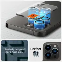 Захисне скло Spigen для камери iPhone 16/15/14 Pro & Pro Max - EZ Fit Optik Pro (2шт), Clear (AGL06914)