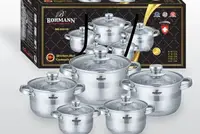 Набор кастрюль 10 предметов Bohmann BH-500-10