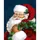 Картина по номерам Strateg ПРЕМИУМ Santa Claus с лаком размером 40х50 см SY6251