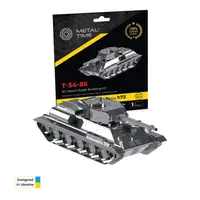 Коллекционная модель-конструктор Metal Time T-34/85 танк MT071