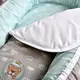 Кокон-позиционер для новорожденных ТM PAPAELLA 88х60х12 см корона мята/корона беж