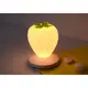 Силиконовый LED светильник-ночник с аккумулятором Клубника. Белый