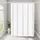 Шторка для ванной комнаты Bathlux 180 x 180 см с водоотталкивающим покрытием, Белая с серыми ромбиками