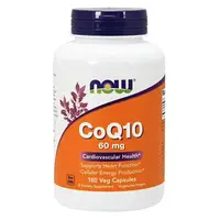 Натуральная добавка NOW CoQ-10 60 mg, 180 вегакапсул