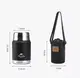 Термос Naturehike Stew beaker 750 мл NH20SJ041 black
