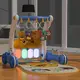 Музыкальный игровой коврик-ходунки с пианино, игрушками и зеркальцем, 2в1, голубой