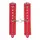 Наручники Leather Double Fix Hand Cuffs, Red
