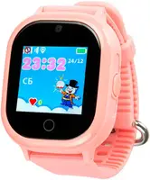 Дитячий водонепроникний телефон-годинник з GPS-трекером UWatch TD05 рожевий