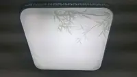 Сучасний квадратний світильник стельовий LED для кімнати кухні ванної 25704 Білий 7х47х47 см.