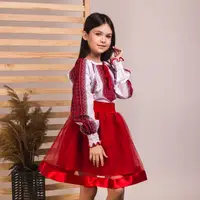 Костюм-вышиванка Moderika Волынянка красный 146