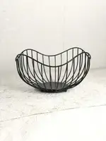 Фруктовниця DecorArt "Хвилька" 22x11 см чорний