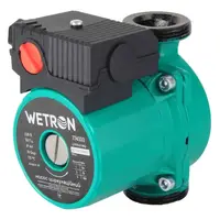Насос циркуляційний 75Вт Hmax 4м Qmax 45л/хв Ø1½" 130мм зел + гайки Ø1" WETRON (774313)