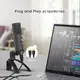 Студийный микрофон Manchez RE1000 (USB) со штативом Grey