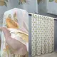 Тюль (4х2,7м.) шифоновая с принтом. Цвет белый с оранжевым. Код 1807т 42-0987