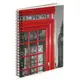 Скетчбук Красная телефонная будка 18x21 см (BDP_17A001)