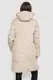 Пуховик женский удлиненный, цвет бежевый, 243R2309
