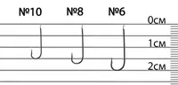 Крючок Brain Champion Long #8 (10 шт/уп) (1858-54-64)