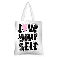 Сумка женская тканевая Original Love your self 40x45 см (SV_20M036_WH)