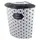 Угловая корзина для белья с крышкой Elif plastik 338-5LF