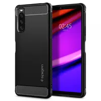 Чехол Spigen для Sony Xperia 10 IV - Rugged Armor, Matte Black (ACS04554)