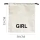 Мешок хлопковый ORGANIZE для вещей 30х35 см Girl (светлый)
