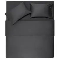 Простирадло на гумці Ardesto Mix MatСh Premium ART1620FSY 160х200+30 см сіра