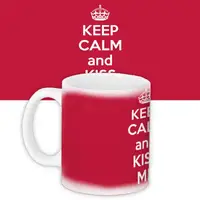 Кружка с принтом Keep calm and kiss me 330 мл KR_15L026