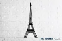 Пазл интерьерный деревянный на стену THE TOWER 49,7x130x0,7см 47эл Эйфелева башня EWA
